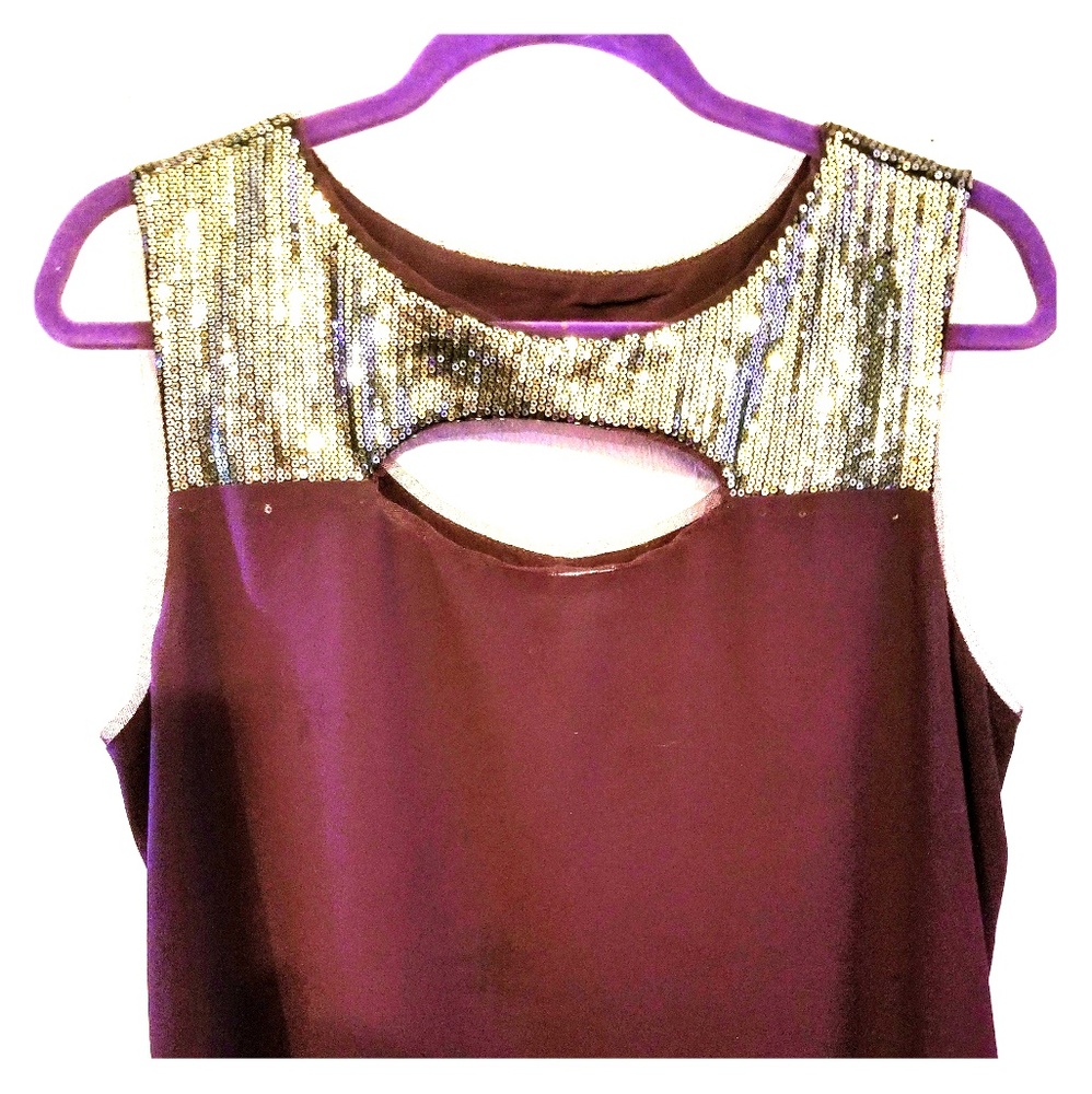 K. Jordan Glittery top